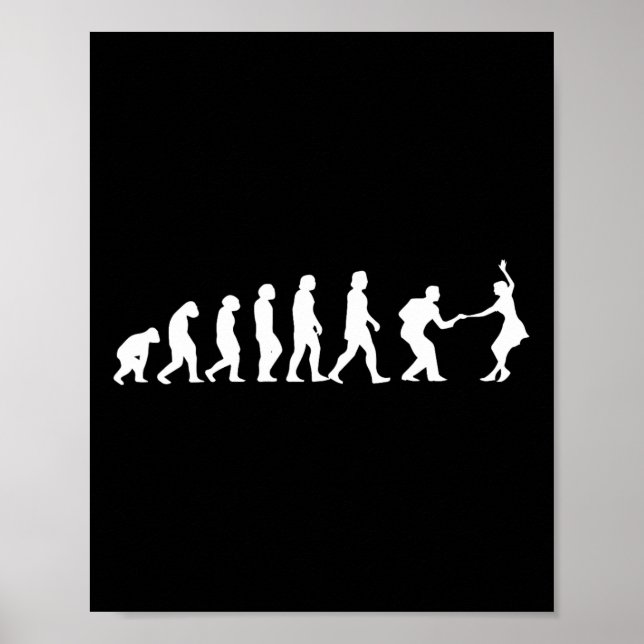Poster Danse - Danse Couple - Hoppers Lindy - Swing (Devant)