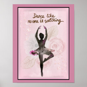 Poster Danse de ballerine