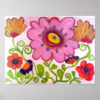 Poster danse de fleurs