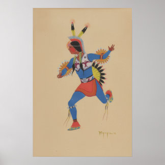 Poster Danse de guerre (ou Le Coureur)