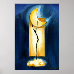 Poster Danse de la lune par l'artiste Alfred Gockel