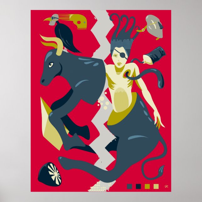 Poster Danse de la vache (Devant)