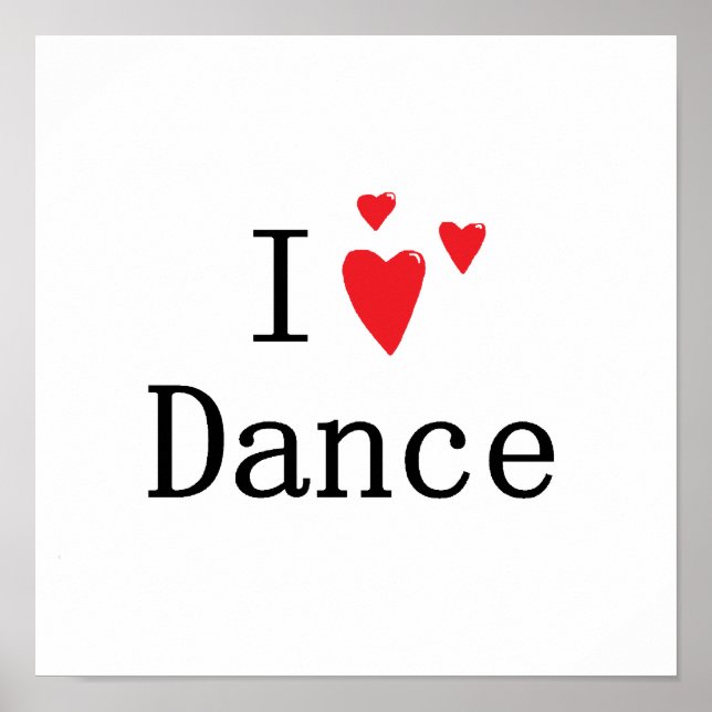 Poster Danse de love (Devant)