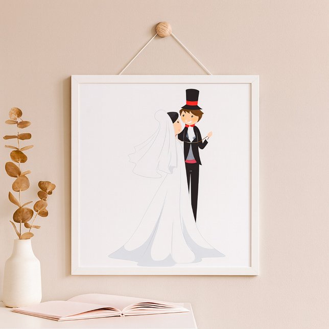 Poster Danse De Mariée Et De Pièce (Créateur téléchargé)