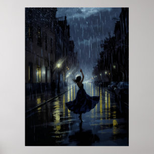 Poster Danse de pluie de minuit