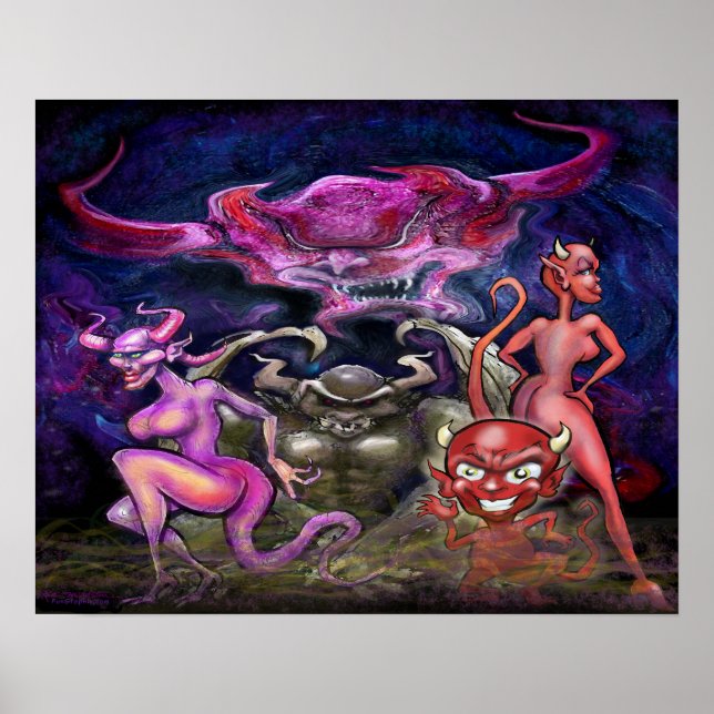 Poster Danse démon (Devant)