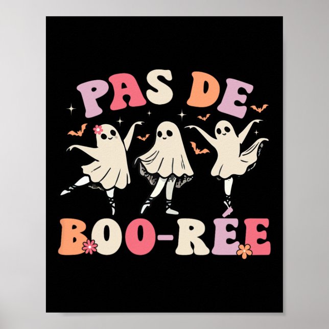 Poster Danse d'Halloween Pas De Boo-rée Ghost Ballet (Devant)