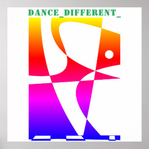 Poster DANSE_DIFFÉRENT_ Arc-en-ciel