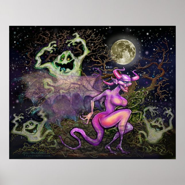 Poster Danse éffrayante (Devant)