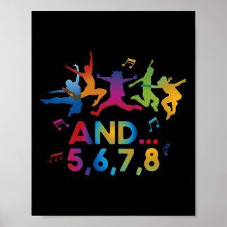 Poster Danse Entraîneur Danse Danse Enseignant de danse