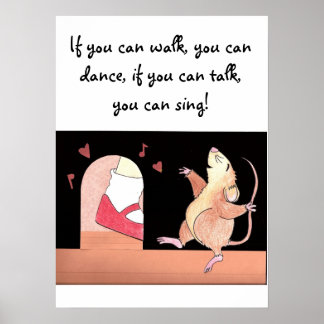 Poster Danse et chant
