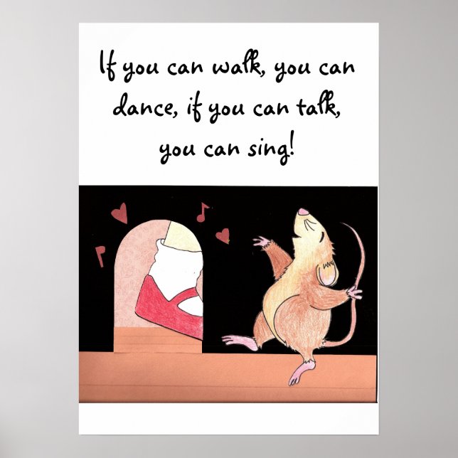 Poster Danse et chant (Devant)