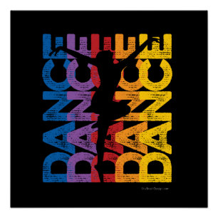 Poster Danse et Lettres (Danse)