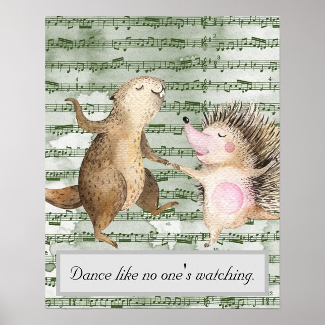 Poster Danse fantasque comme personne ne regarde (Devant)