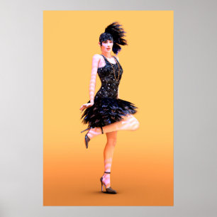 Poster Danse Flapper