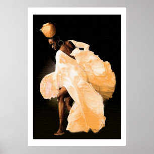 Poster Danse folklorique africaine
