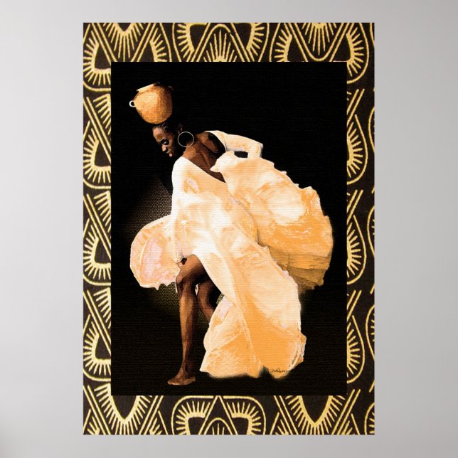 Poster Danse folklorique africaine (Devant)