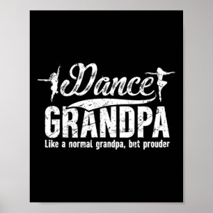 Poster Danse Grandpa Définition Grand-Père Danseur D'Un D