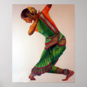 Poster Danse indienne II
