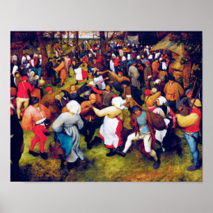 Poster Danse Mariage, Pieter Bruegel
