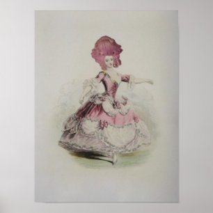 Poster Danse Marie Antoinette 12x16"- (Options de taille)