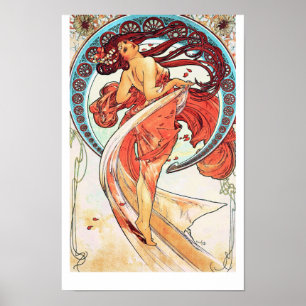 Poster Danse par Alphonse Mucha