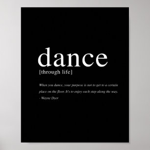 Poster Danse par la vie - 8"" copie de l'art x10