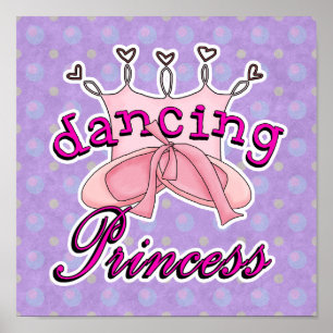 Poster Danse Princesse Ballet Design