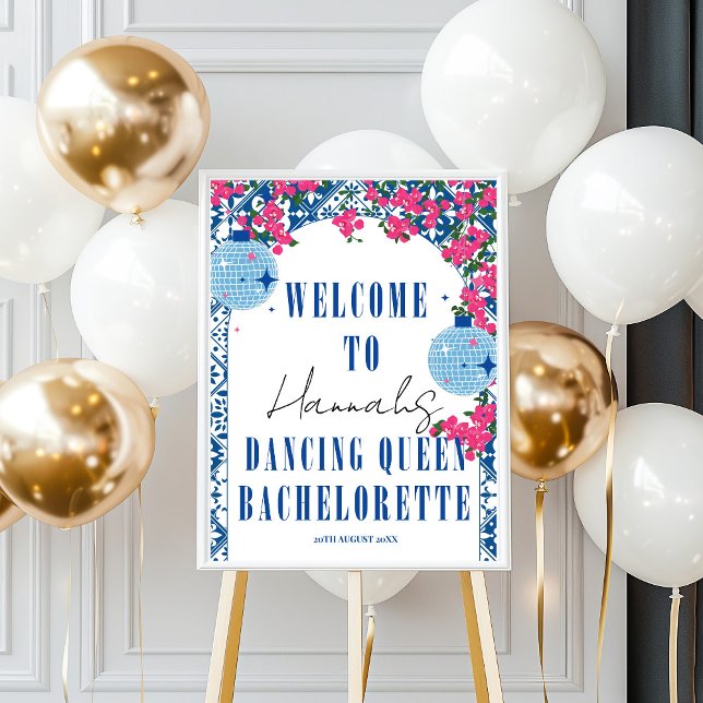 Poster Danse Queen bougainvillea Bachelorette Bienvenue (Créateur téléchargé)