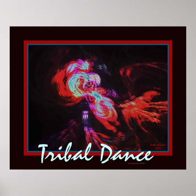 POSTER DANSE TRIBALE (Devant)