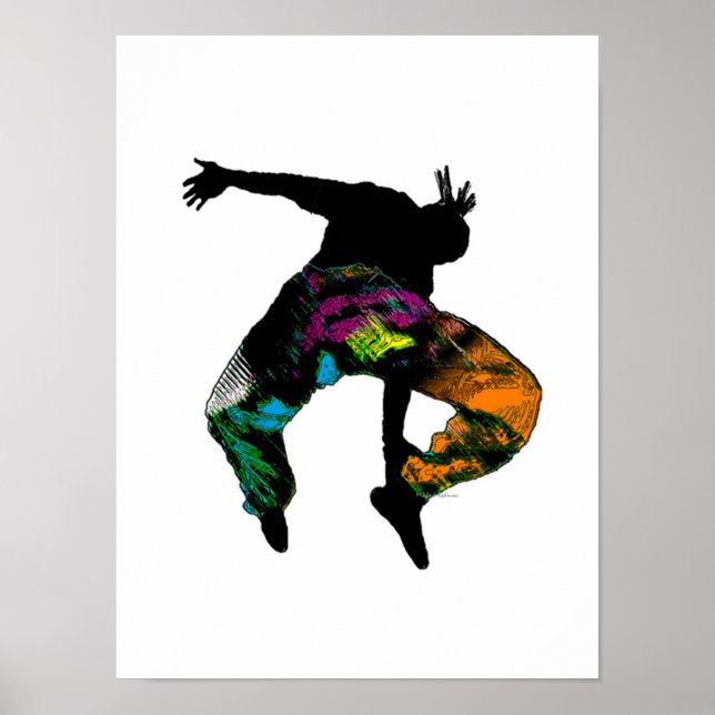 Poster Danse tribale africaine (Devant)