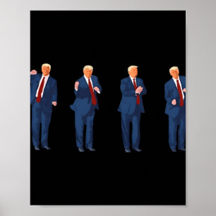 Poster Danse Trump 4 Juillet Trump 2025 
