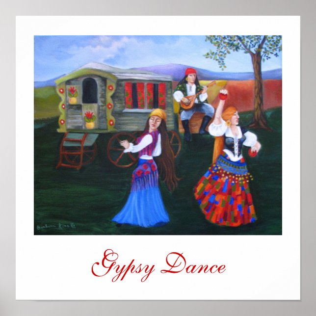 Poster Danse tzigane (Devant)