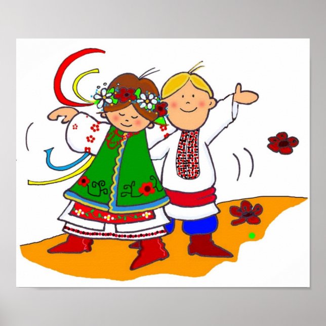 Poster Danse ukrainienne (Devant)