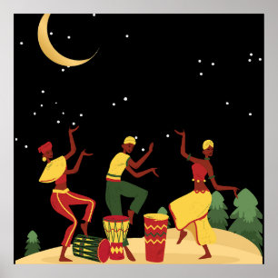 Poster Danser au clair de lune