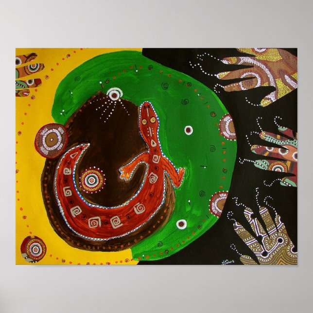 Poster Danser Gecko (Devant)