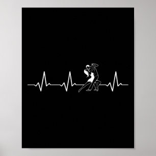 Poster Danser Heartbeat Rumba Salsa Cha Cha Jive Bachata