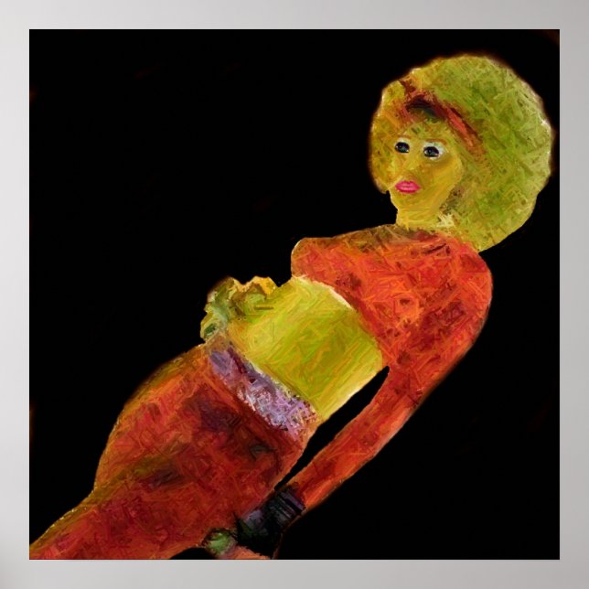 POSTER DANSER RÉTRO (Devant)