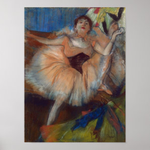 Poster Danseur assis par   d'Edgar Degas, 1879-80
