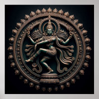 Danseur cosmique Nataraja Art de Lord Shiva