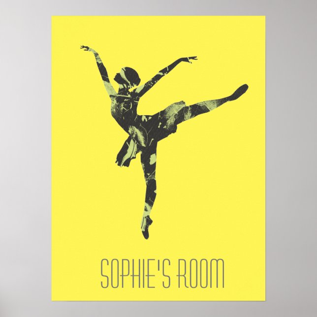 Poster Danseur de ballet moderne danse moderne (Devant)