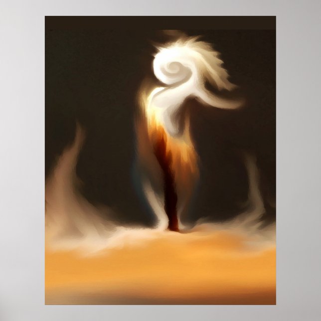 Poster Danseur de bougies (Devant)