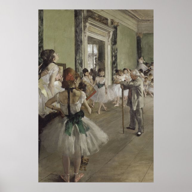 Poster Danseur / École de ballet - Diplôme de peinture (Devant)