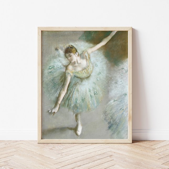 Poster Danseur en vert | Edgar Degas (Créateur téléchargé)