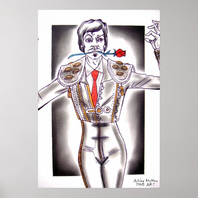 Poster Danseur espagnol (Devant)