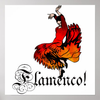 Poster Danseur flamenco