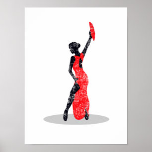 Poster Danseur flamenco