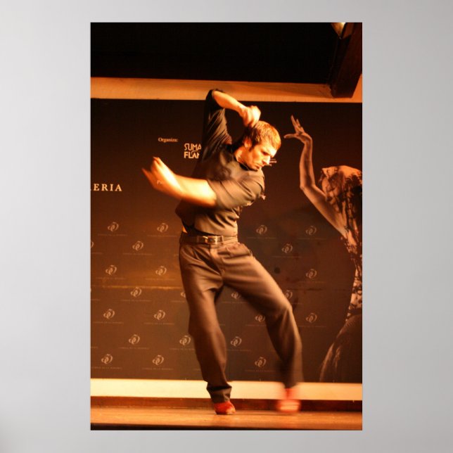 Poster Danseur flamenco (Devant)