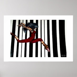 Poster Danseur moderne