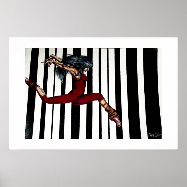Poster Danseur moderne (Devant)